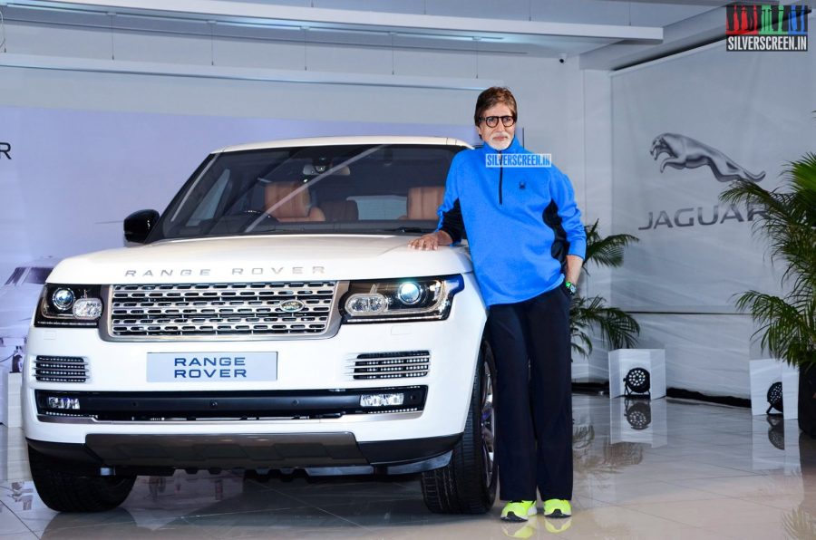 Amitabh Bachchan Poses with his New Range Rover