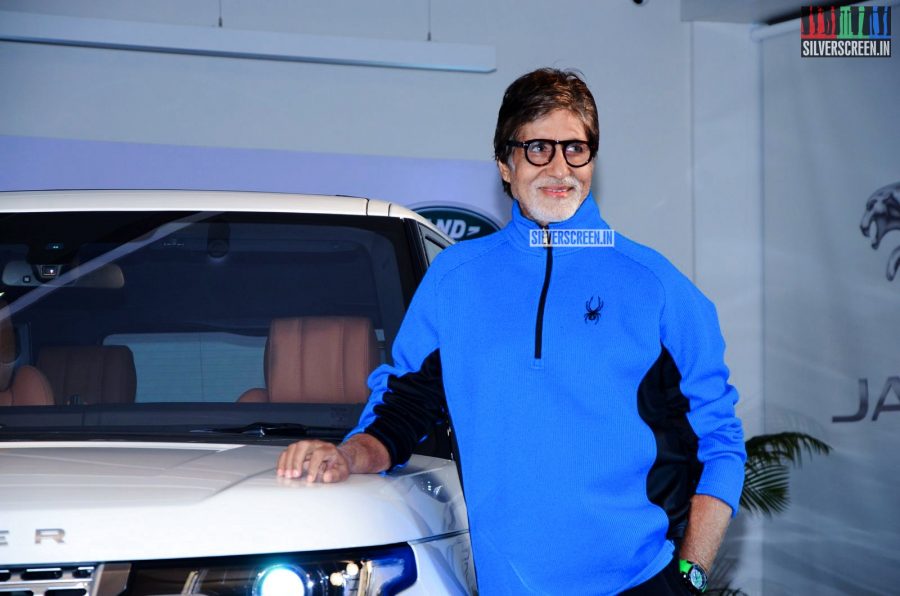 Amitabh Bachchan Poses with his New Range Rover