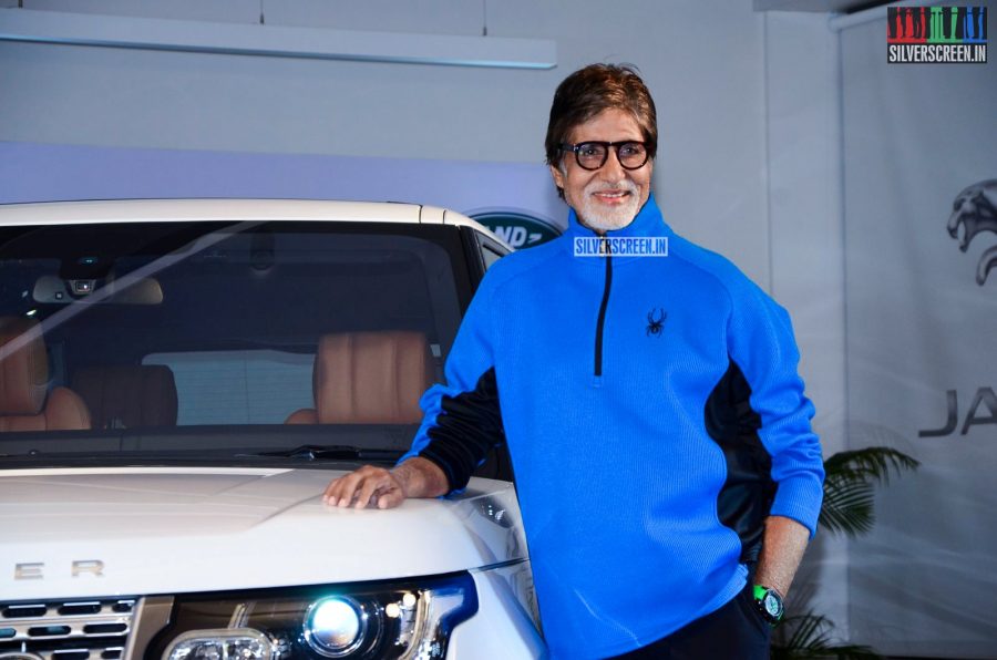 Amitabh Bachchan Poses with his New Range Rover