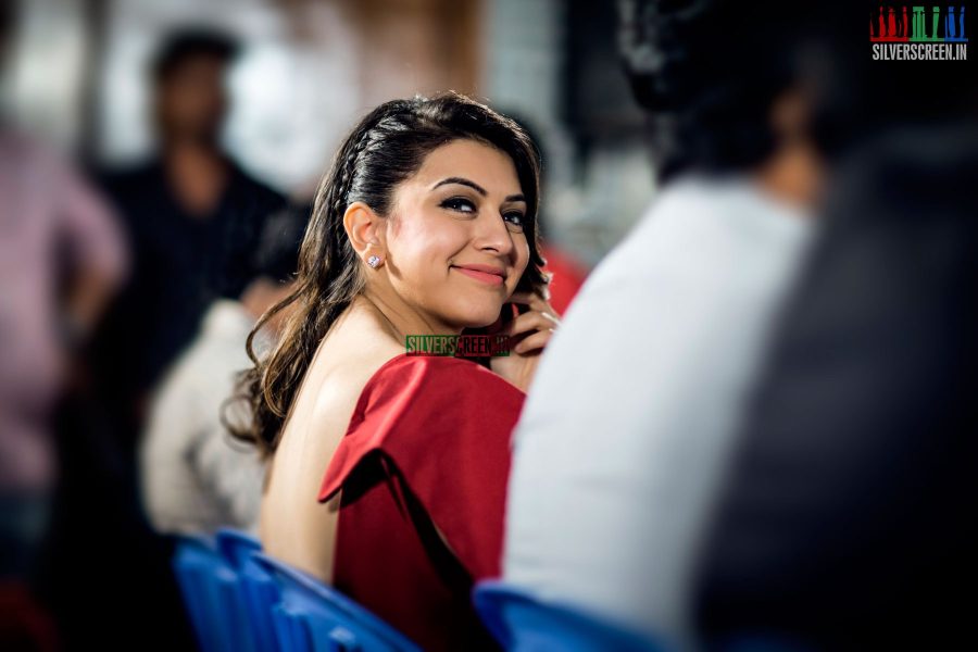 Hansika HQ Photos From Pokkiri Raja Single Track Launch