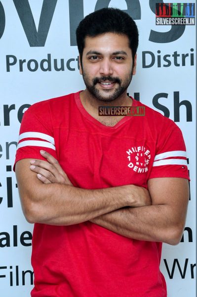 Jayam Ravi at Yamapashan Promotions