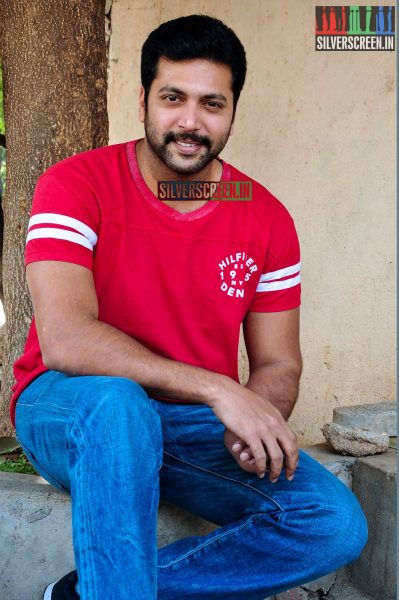 Jayam Ravi at Yamapashan Promotions