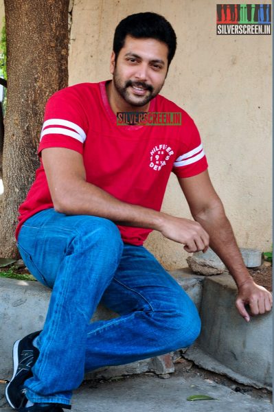 Jayam Ravi at Yamapashan Promotions