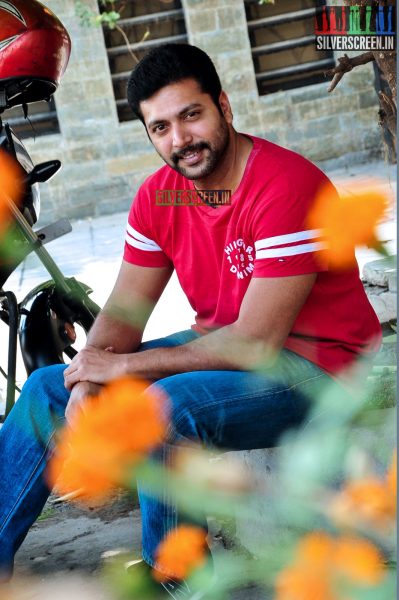 Jayam Ravi at Yamapashan Promotions