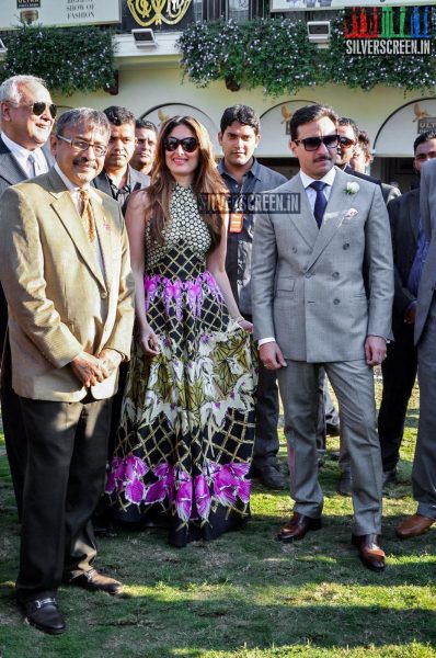 Kareena Kapoor and Saif Ali Khan at Derby 2016