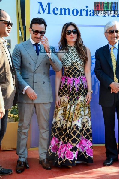 Kareena Kapoor and Saif Ali Khan at Derby 2016