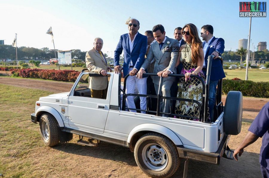 Kareena Kapoor and Saif Ali Khan at Derby 2016