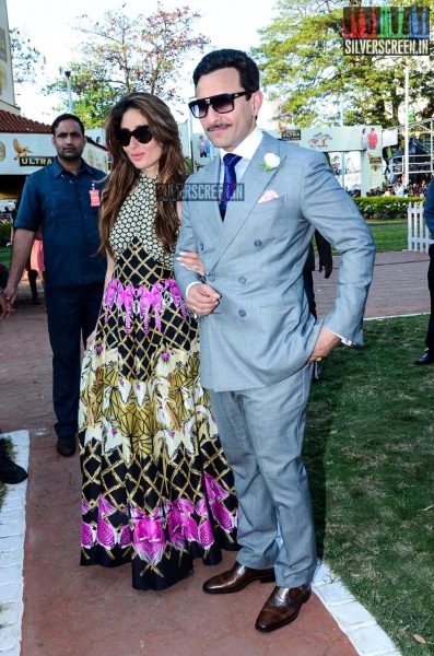 Kareena Kapoor and Saif Ali Khan at Derby 2016