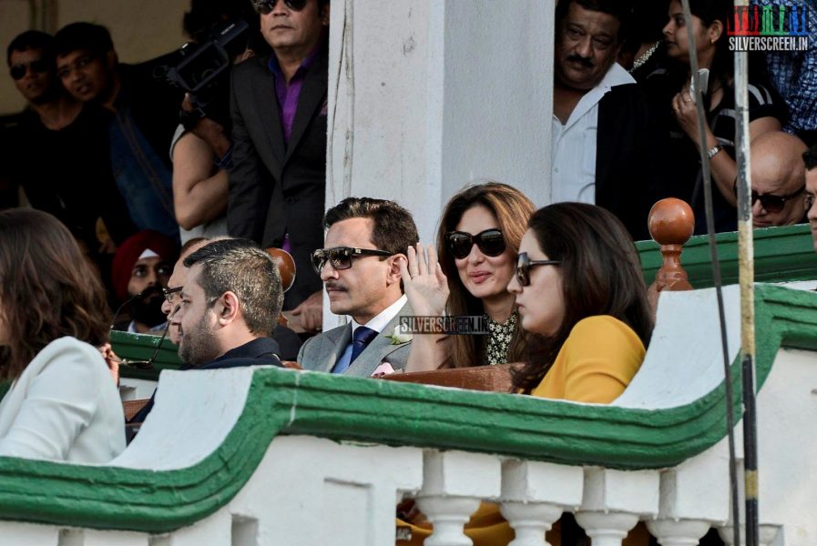 Kareena Kapoor and Saif Ali Khan at Derby 2016