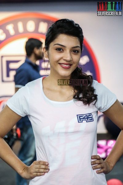 Mehrene Kaur at F45 Training Fitness Gym Launch