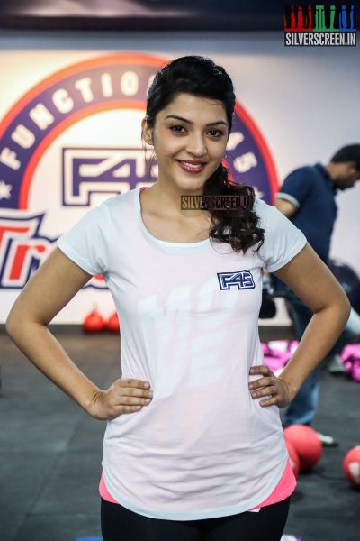 Mehrene Kaur at F45 Training Fitness Gym Launch