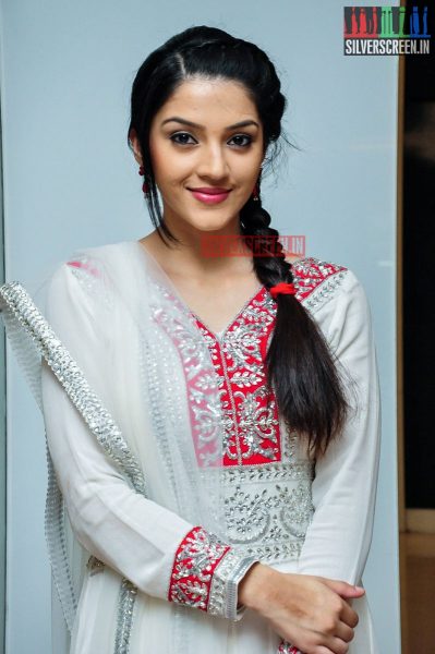 Mehrene Kaur at the Krishna Gaadi Veera Prema Gaadha Promotions