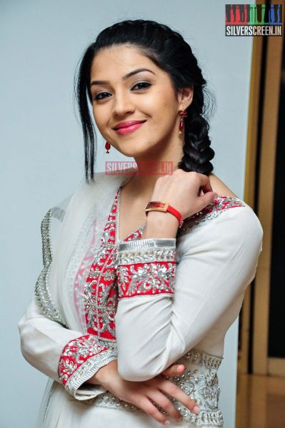 Mehrene Kaur at the Krishna Gaadi Veera Prema Gaadha Promotions