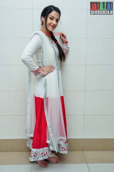 Mehrene Kaur at the Krishna Gaadi Veera Prema Gaadha Promotions