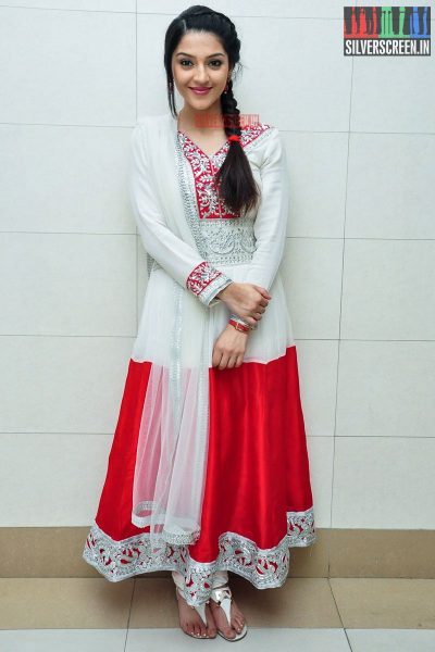 Mehrene Kaur at the Krishna Gaadi Veera Prema Gaadha Promotions