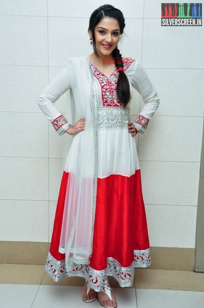 Mehrene Kaur at the Krishna Gaadi Veera Prema Gaadha Promotions