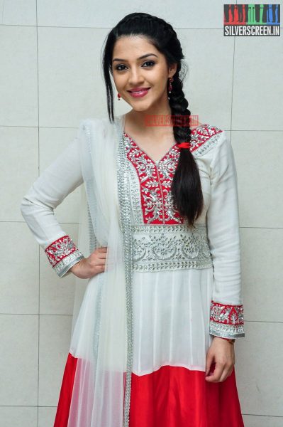 Mehrene Kaur at the Krishna Gaadi Veera Prema Gaadha Promotions