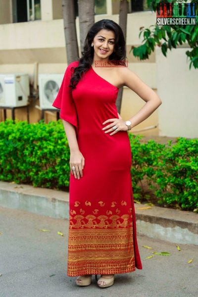 Nikki Galrani at Malupu Success Meet