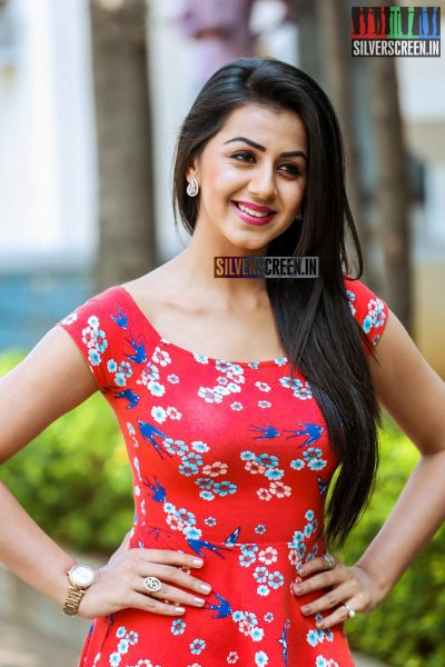 Nikki Galrani at the Malupu Press Meet