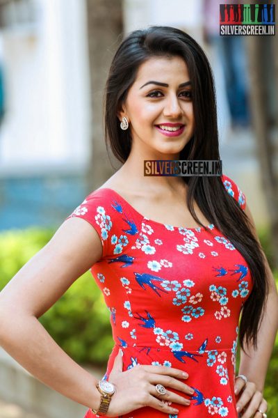 Nikki Galrani at the Malupu Press Meet