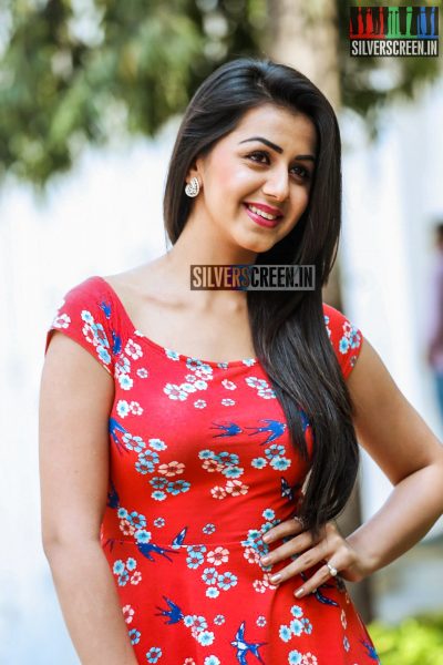 Nikki Galrani at the Malupu Press Meet