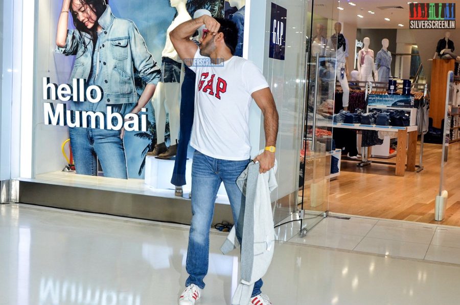 Ranveer Singh at the Gap Jeans Store Launch