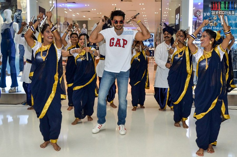 Ranveer Singh at the Gap Jeans Store Launch