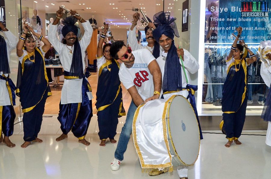 Ranveer Singh at the Gap Jeans Store Launch