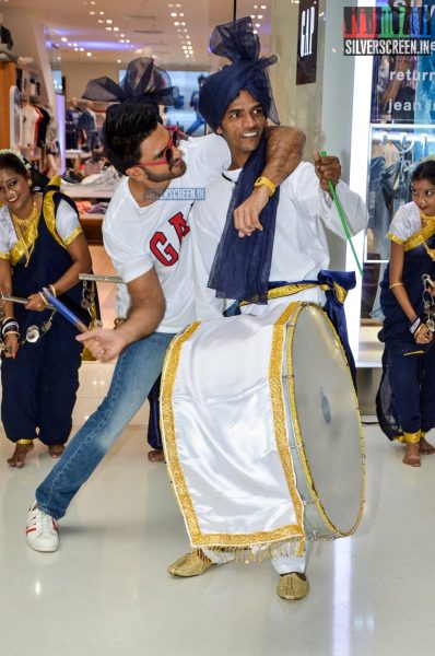 Ranveer Singh at the Gap Jeans Store Launch