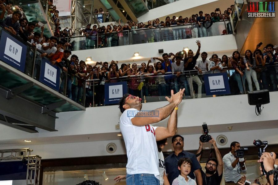 Ranveer Singh at the Gap Jeans Store Launch