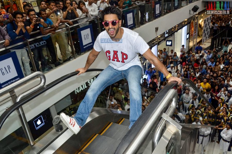 Ranveer Singh at the Gap Jeans Store Launch