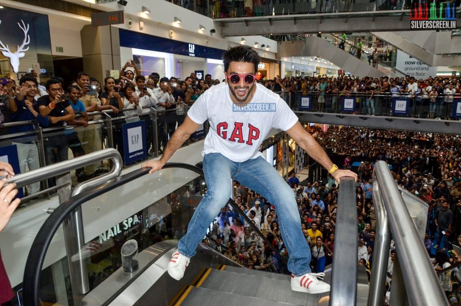 Ranveer Singh at the Gap Jeans Store Launch