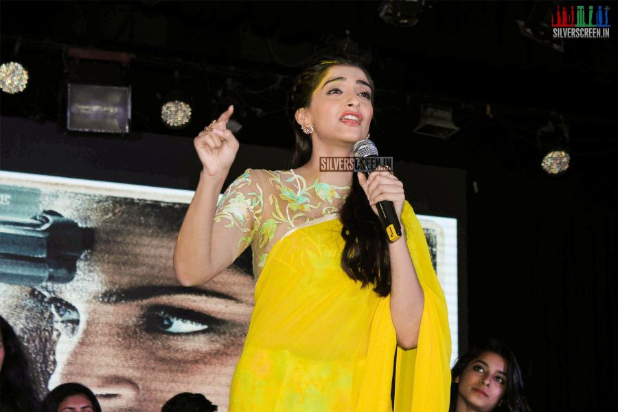 Sonam Kapoor at the Neerja Promotions