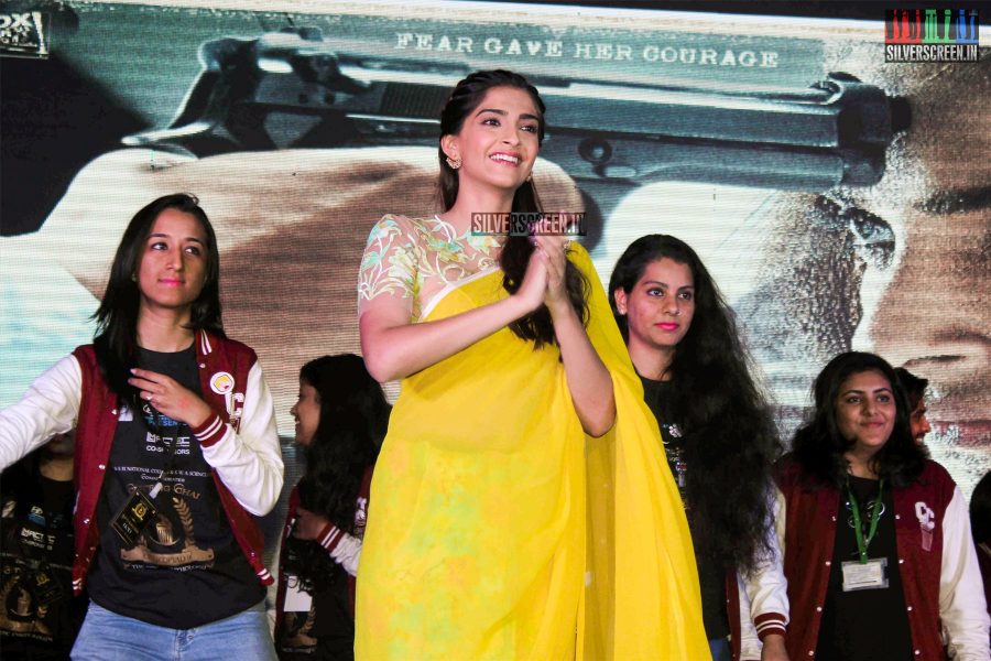 Sonam Kapoor at the Neerja Promotions