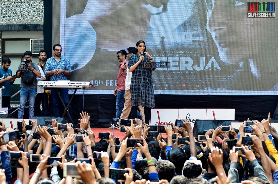 Sonam Kapoor Promotes Neerja at Pillai University