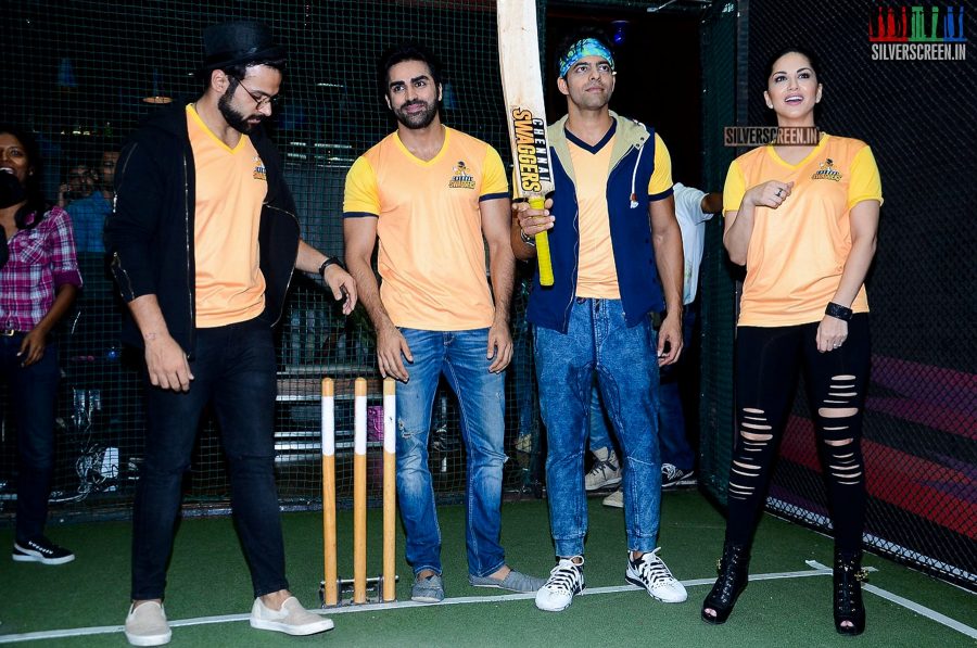 Sunny Leone Unveils the Chennai Swaggers at Smaaash