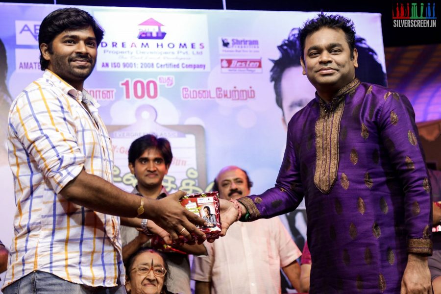 AR Rahman at 100th Day Show of Paritchaikku Neramaachu Play