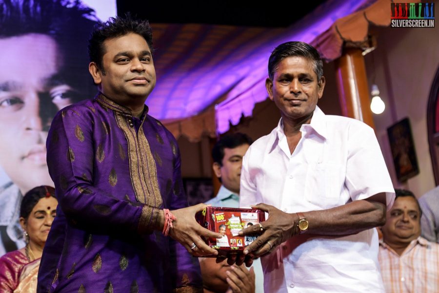 AR Rahman at 100th Day Show of Paritchaikku Neramaachu Play