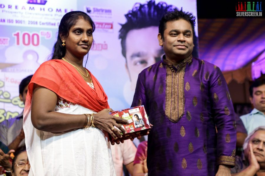 AR Rahman at 100th Day Show of Paritchaikku Neramaachu Play