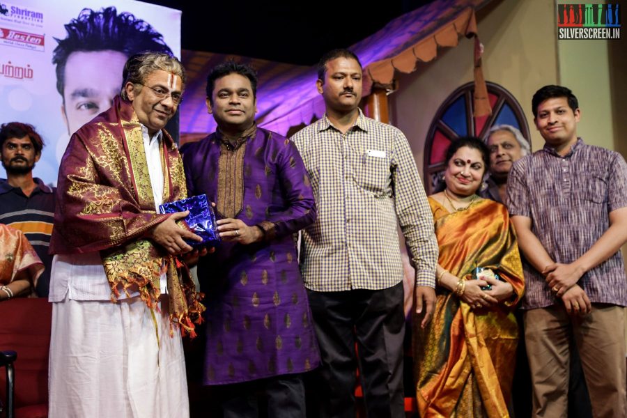 AR Rahman at 100th Day Show of Paritchaikku Neramaachu Play