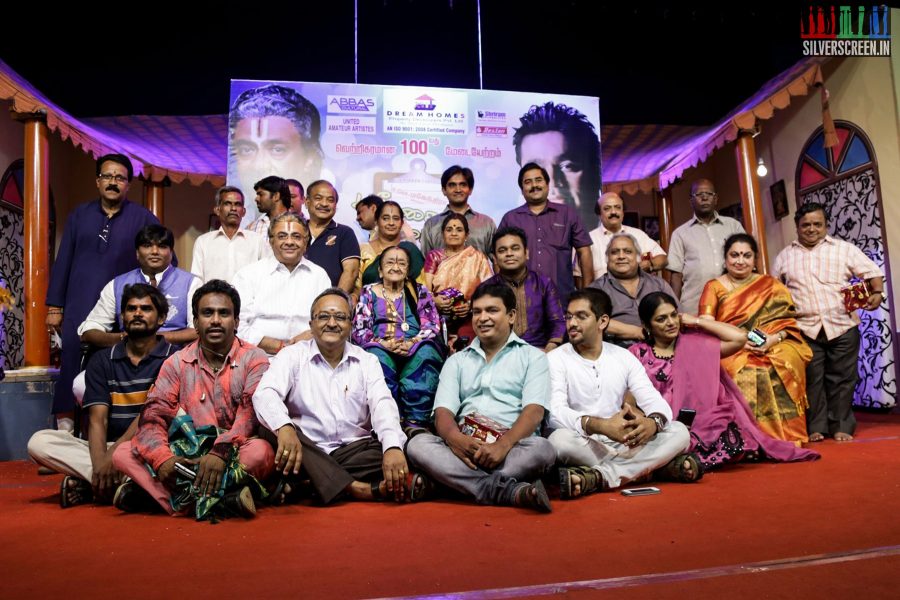 AR Rahman at 100th Day Show of Paritchaikku Neramaachu Play