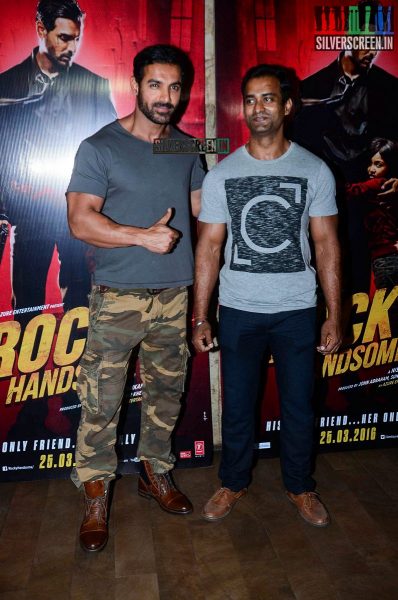 Celebrities at Rocky Handsome Movie Premiere