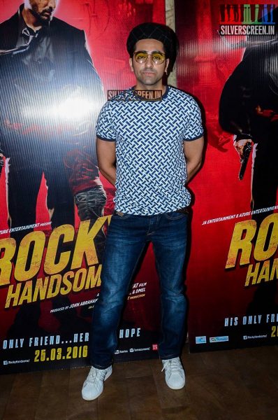 Celebrities at Rocky Handsome Movie Premiere