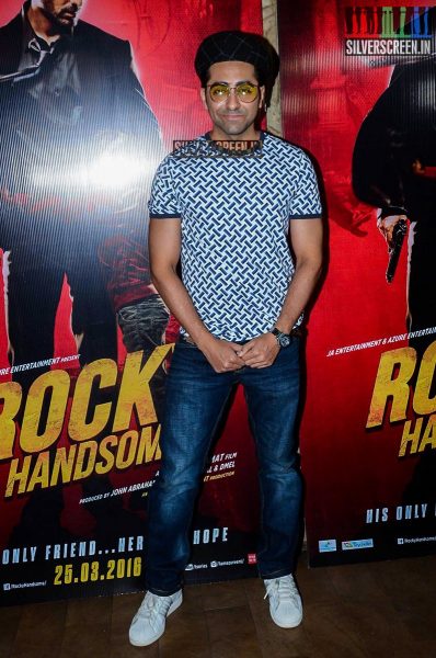 Celebrities at Rocky Handsome Movie Premiere