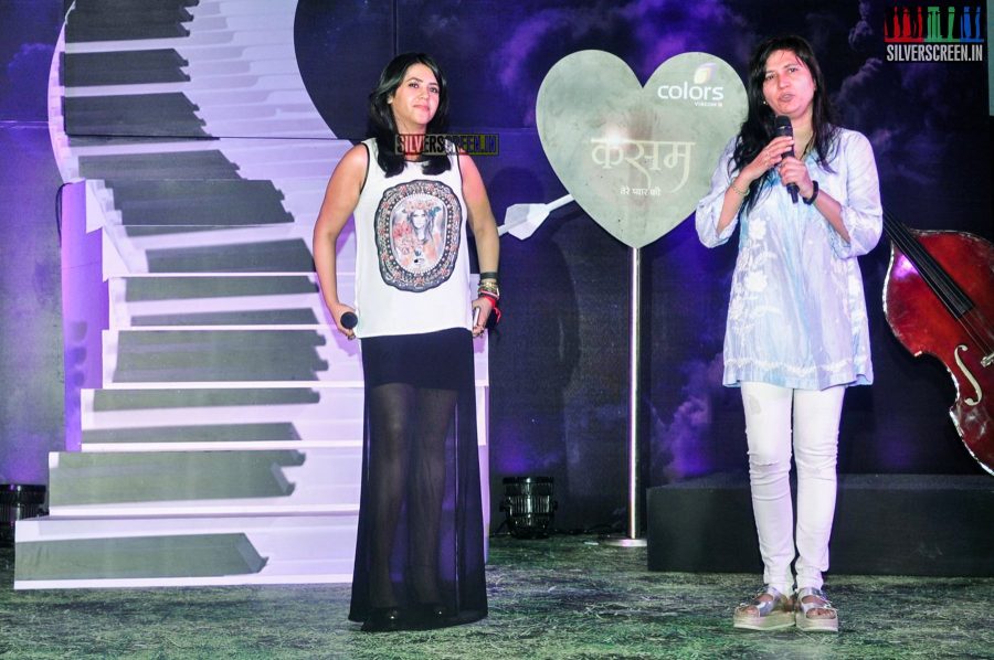 Ekta Kapoor at the Launch of Colors Kasama Tere Pyar Ki Show