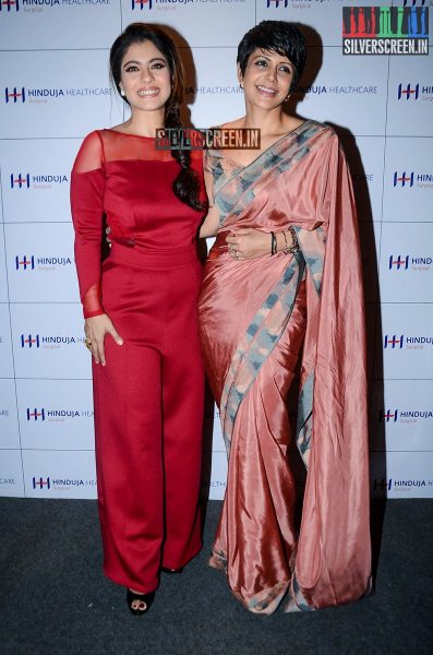 Kajol and Mandira Bedi at the Hinduja Healthcare's Women's Wellness & Cancer Clinic Launch