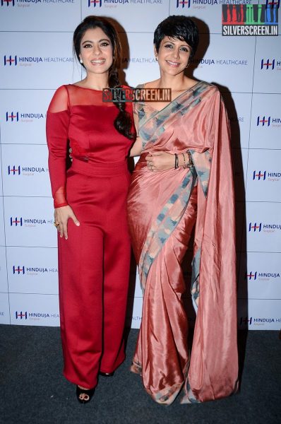 Kajol and Mandira Bedi at the Hinduja Healthcare's Women's Wellness & Cancer Clinic Launch