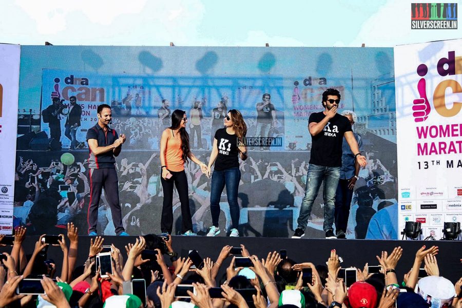 Kareena Kapoor and Arjun Kapoor Flag Off DNA Race