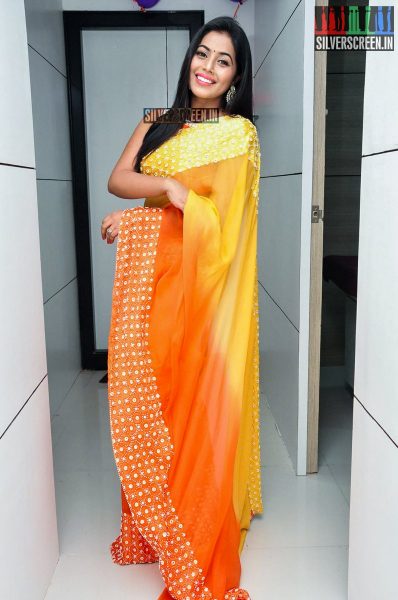 Poorna at the Launch of Naturals Salon at Vijayawada