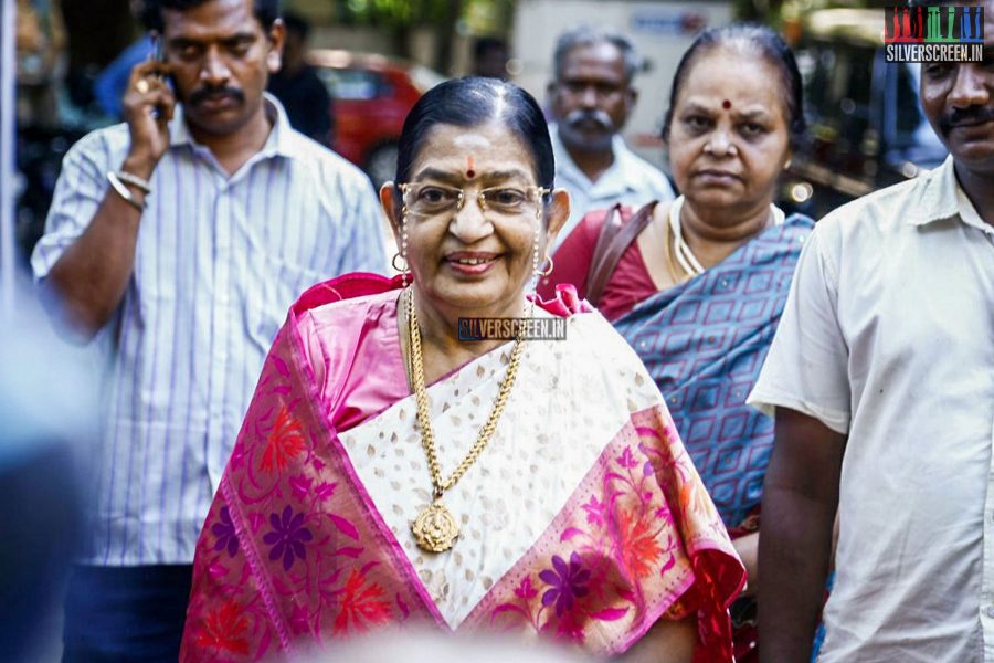 Singer P Susheela Enters Guinness World Records Press Meet Photos